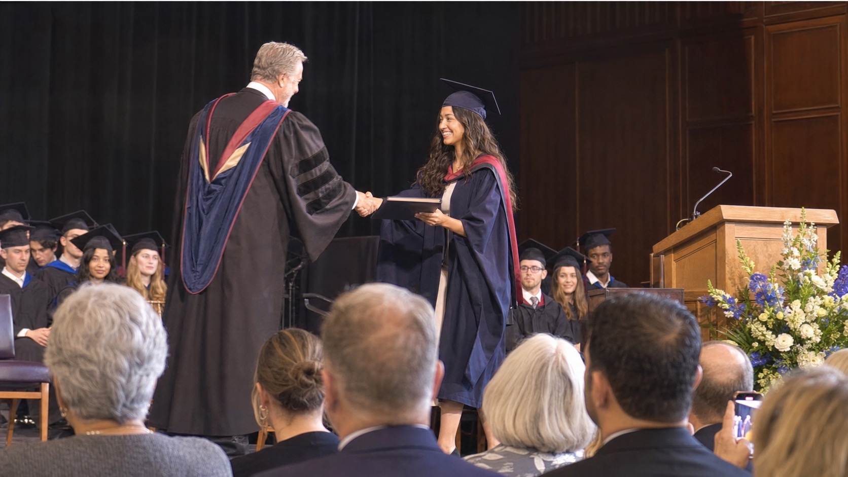 The graduation ceremony